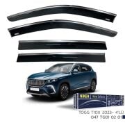 Togg T10X Kromlu Cam Rüzgarlığı 4'lü Set (T10X 2023-) Niken 047TG010201