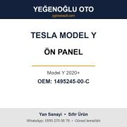 Tesla Model Y Ön Panel (Model Y 2020+) Yan Sanayi 1495245-00-C