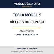 Tesla Model Y Silecek Su Deposu (Model Y 2020+) Yan Sanayi 1490412-00-B