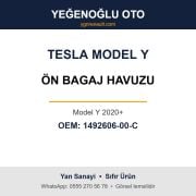 Tesla Model Y Ön Bagaj Havuzu (Model Y 2020+) Yan Sanayi 1492606-00-C