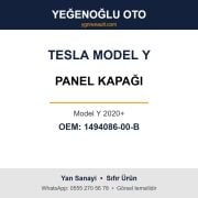Tesla Model Y Panel Kapağı (Model Y 2020+) Yan Sanayi 1494086-00-B