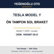 Tesla Model Y Ön Tampon Sol Braket (Model Y 2025+ Juniper) Yan Sanayi 1983887-00-D