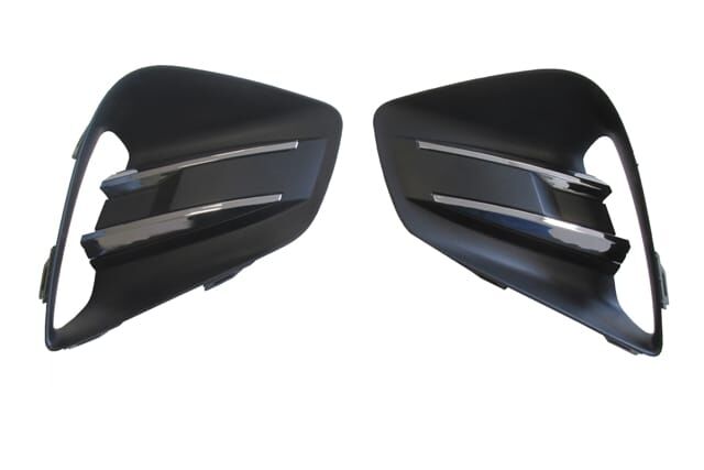 Renault Clio 5 Sis Lamba Kapağı Sağ/Sol Set 2 Parça Sis Deliksiz Sensörsüz Nikelajlı (Clio V 2020-2023) Muadil 263314344R