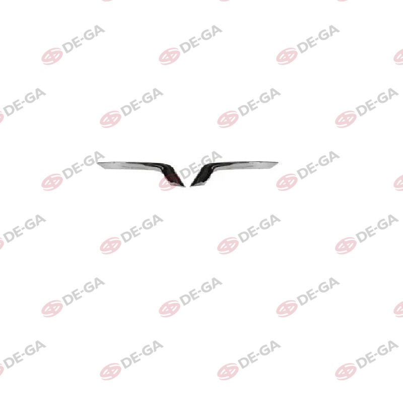 Renault Captur Arka Tampon Kuşağı Üst Krom Set (Captur 2019-2024) Yan Sanayi 850765531R