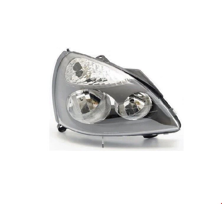 Renault Clio 2 Sağ Ön Far Gri (Clio II 2001-2008) Muadil 7701057658