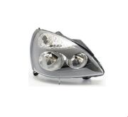 Renault Clio 2 Sağ Ön Far Gri (Clio II 2001-2008) Muadil 7701057658