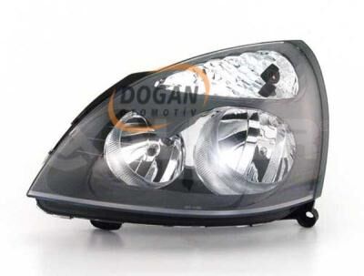 Renault Clio 2 Sol Ön Far Siyah (Clio II 2001-2008) Muadil 7701054058