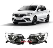 Renault Ön Far Sol (LED'li) Symbol 2016- Muadil 260609154R