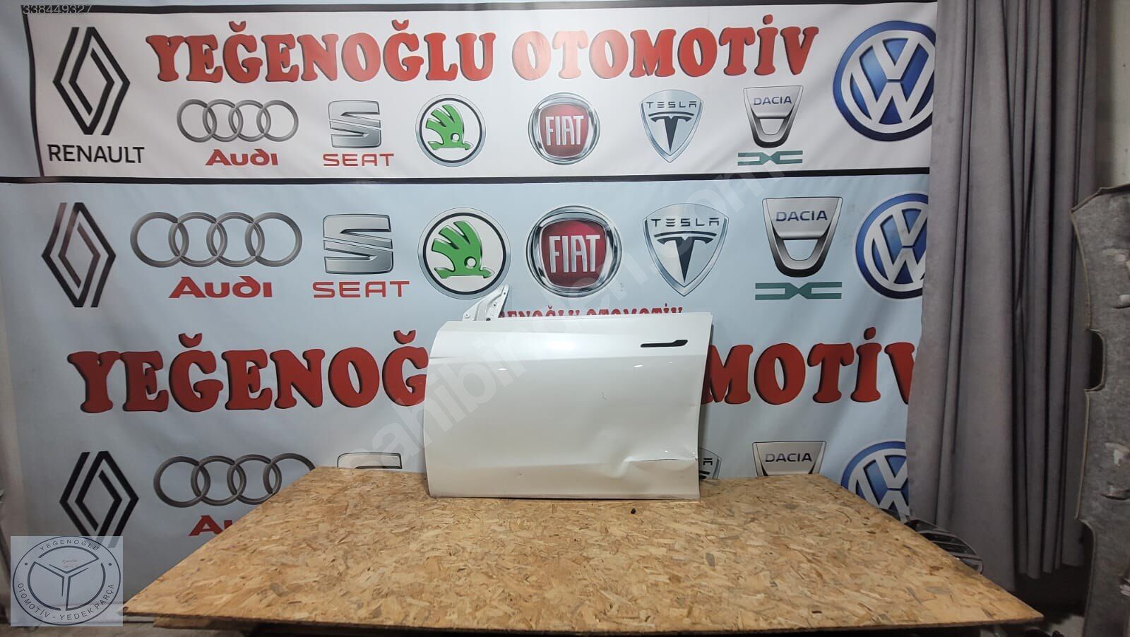 TESLA SOL ÖN KAPI BEYAZ