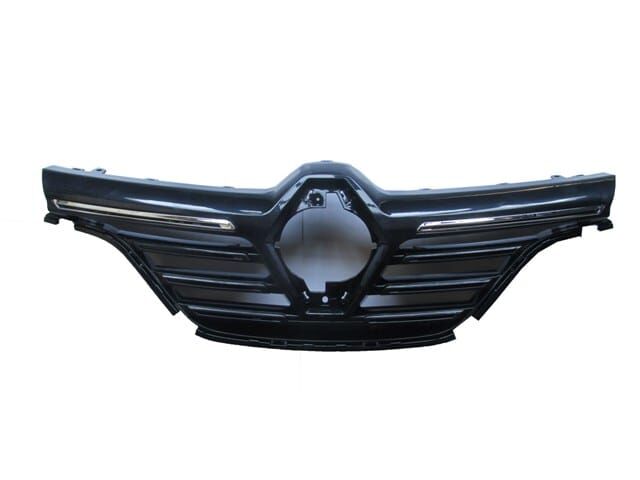 Renault Megane 4 Ön Panjur Siyah 2 Nikelaj Çıtalı (Megane IV 2016-2020) Muadil 622562805R