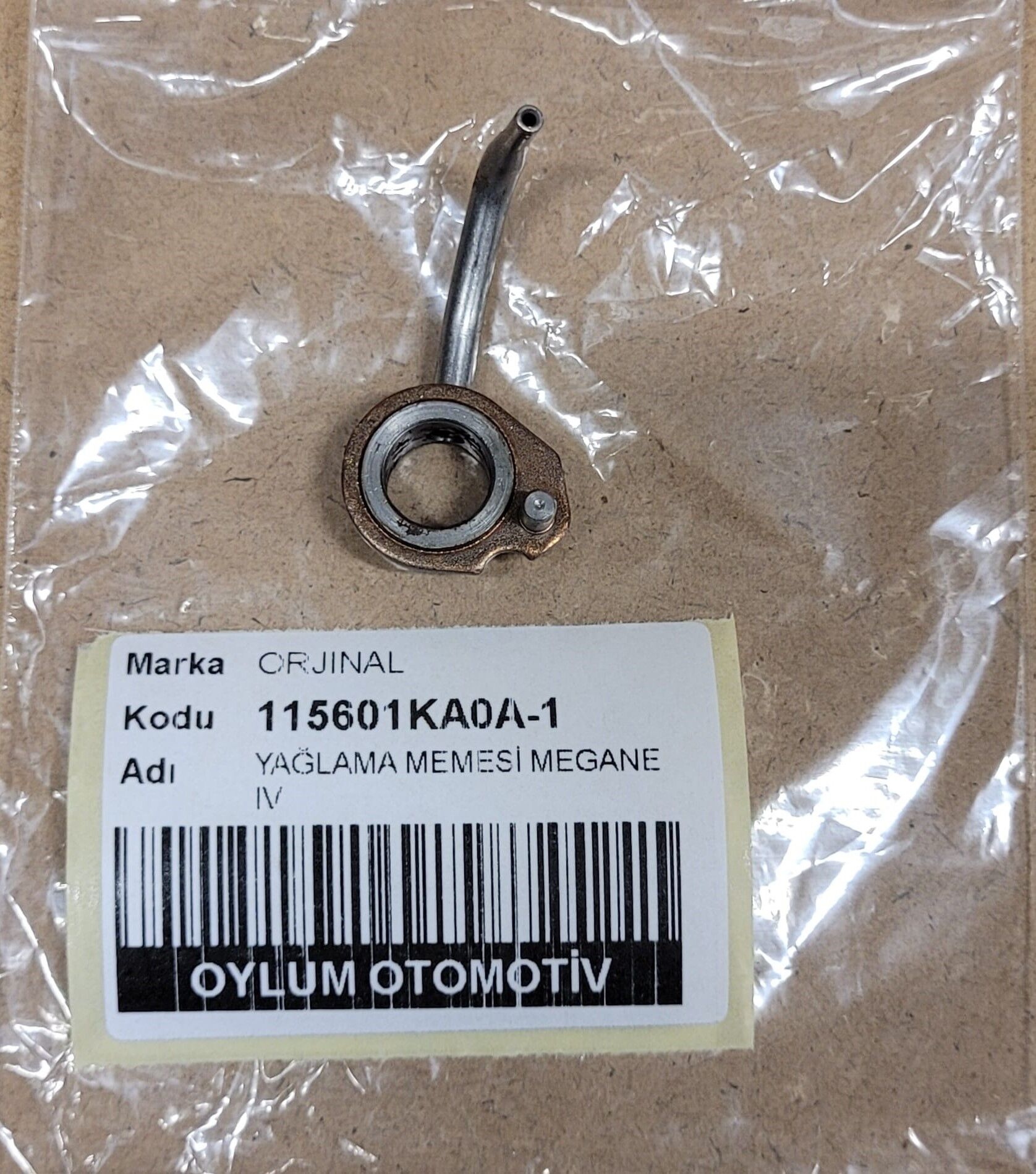 Renault Megane 4 Piston Yağlama Memesi Orijinal 115601KA0A